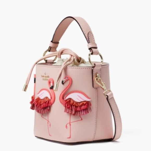 Kate Spade Flamingo bucket bag - Picture 2 of 8